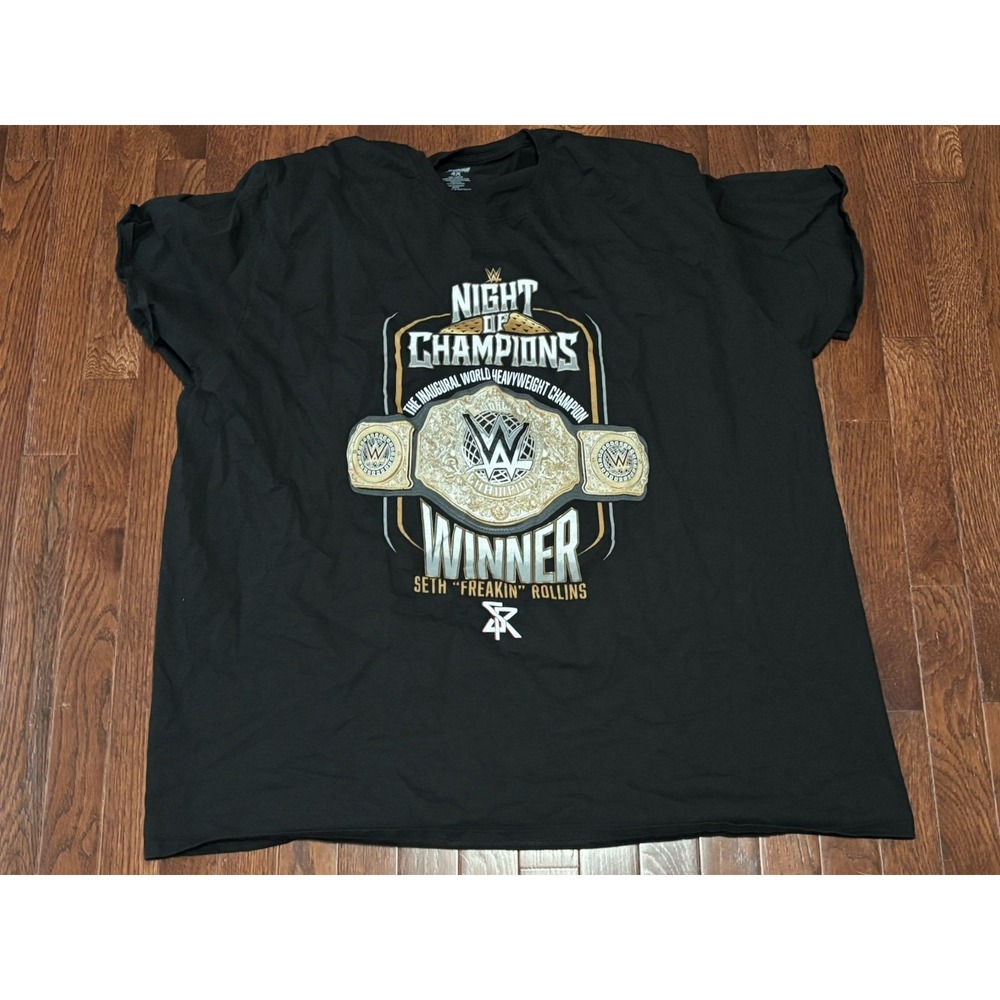 WWE‎ Seth Freakin Rollins Night Of Champions T-SHIRT 4XL